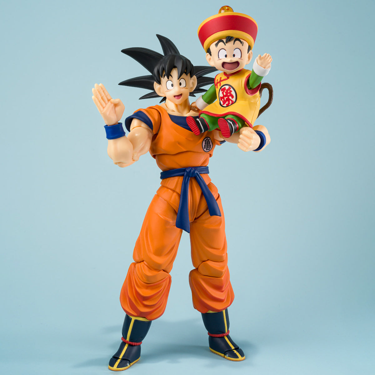 SON GOKU & SON GOHAN -KID- & KINTOUN FIGURAS 14 CM & 6 CM DRAGON BALL Z SH FIGUARTS COLLECTORS SHOP