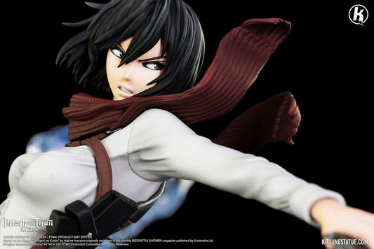 Attack on Titan Estatua 1/6 Mikasa Ackerman 39 cm kit kitsune
