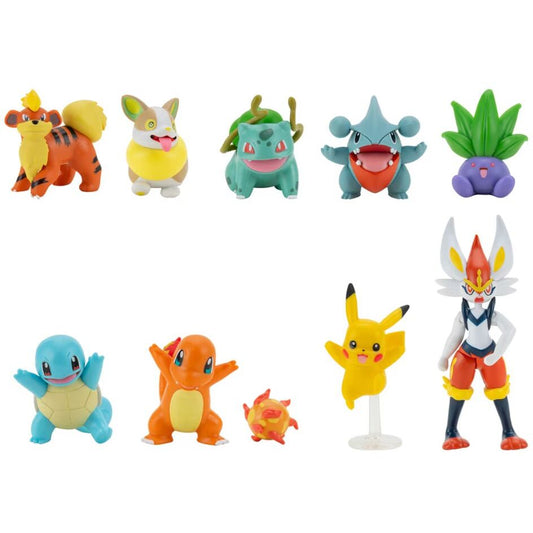Blister 10 figuras Battle Ready Pokemon JAZWARES