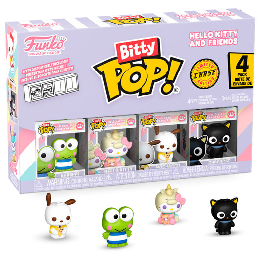 Blister 4 figuras Bitty POP Hello Kitty and Friends Keroppi FUNKO