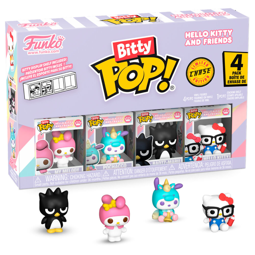 Blister 4 figuras Bitty POP Hello Kitty and Friends My Melody FUNKO