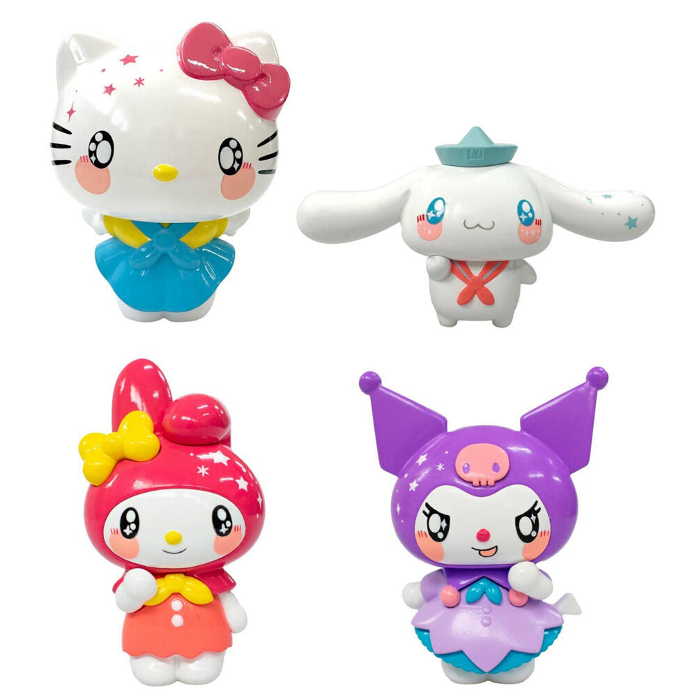 Blister 4 figuras Hello Kitty Friends COMANSI