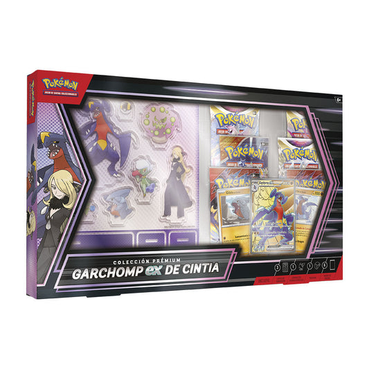 Blister juego cartas coleccionables Garchomp ex de Cintia español Pokémon TCG