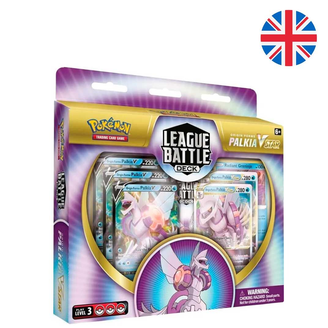 Blister juego cartas coleccionables Palkia Vstar League Battle Deck Pokemon ingles Pokémon TCG