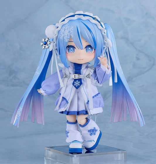 Character Vocal Series 01: Hatsune Miku Figura Nendoroid Doll Snow Miku: Yukiiro Pop Ver. 14 cm GOOD SMILE