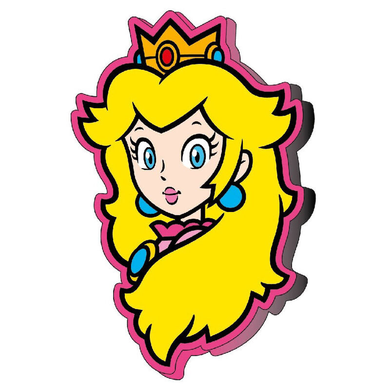 Cojin 3D Peach Super Mario Bros NINTENDO