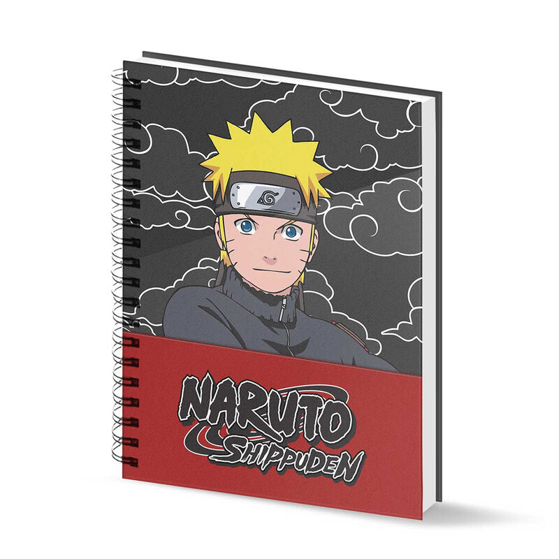 Cuaderno A4 Clouds Naruto Shippuden KARACTERMANIA