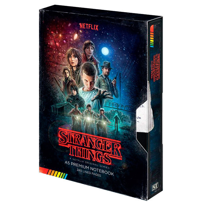 Cuaderno A5 premium VHS Stranger Things PYRAMID