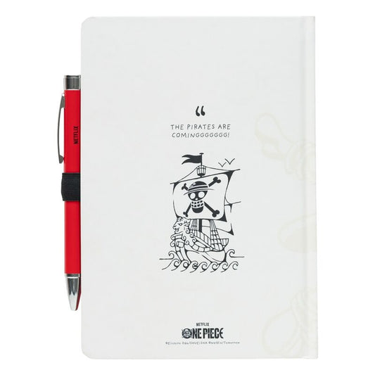 Cuaderno A5 premium + boligrafo proyector One Piece GRUPO ERIK