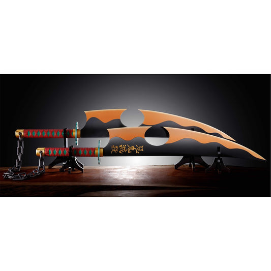 Espadas Kimetsu no Yaiba Réplica Nichirin Uzui Tengen Proplica 111cm