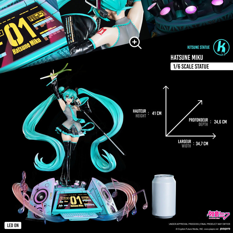 FIGURA HATSUNE MIKU ESTATUA 41 CM 1/6 SCALE