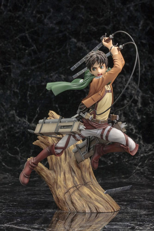 FIGURA KOTOBUKIYA ATTACK ON TITAN ARTFXJ EREN YEAGER RENEWAL PACKAGE Kotobukiya