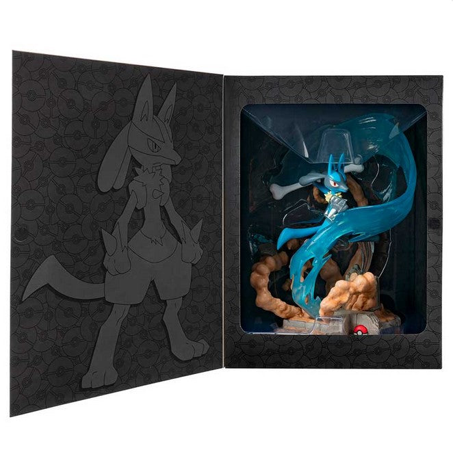 FIGURA LUCARIO POKEMON ESTATUA -JAZWARES