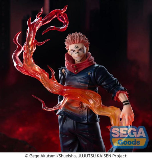FIGURA SUKUNA FUGA JUJUTSU KAISEN LUMINASTA 23CM SEGA