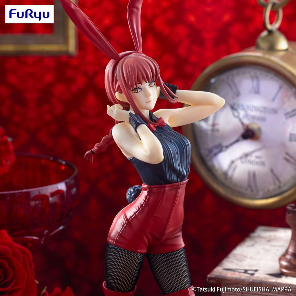Figura Chainsaw Man Estatua PVC BiCute Bunnies Makima Red Color Ver. 30 cm