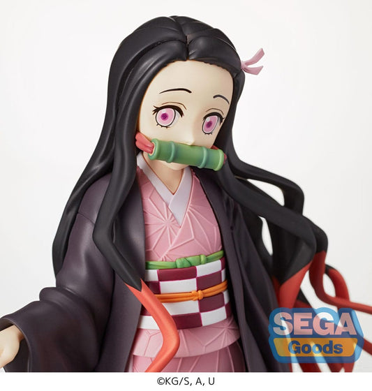 Figura Demon Slayer: Kimetsu no Yaiba SPM Estatua PVC Nezuko Kamado Sibling Bond 19 cm SEGA