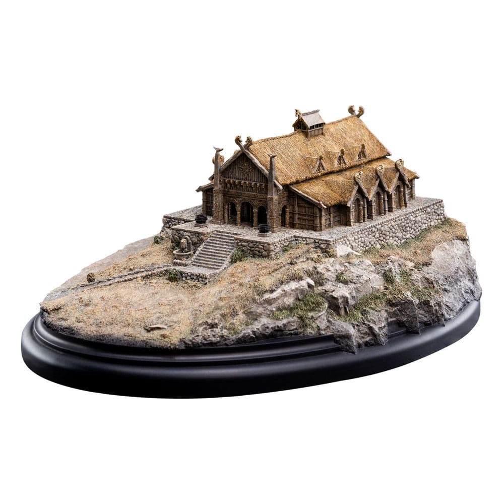 Figura El Señor de los Anillos Estatua The Golden Hall of Edoras 9 cm