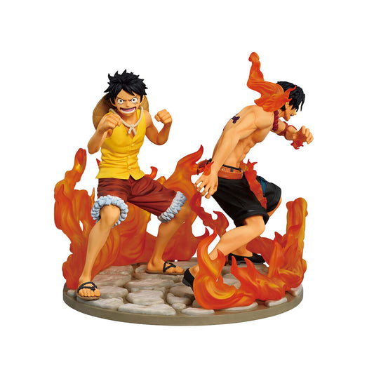 Figura Ichibansho Ace & Luffy Dramatic Memories One Piece 15cm BANPRESTO