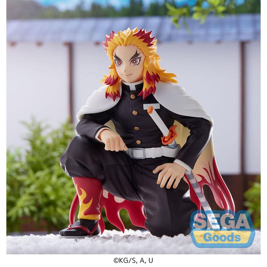 Figura KYOJURO RENGOKU HASHIRA MEETING PERCHING KIMETSU NO YAIBA (RE-RUN)
