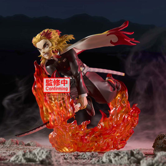 Figura Kyojuro Rengoku Vibration Stars Demon Slayer Kimetsu no Yaiba BANPRESTO