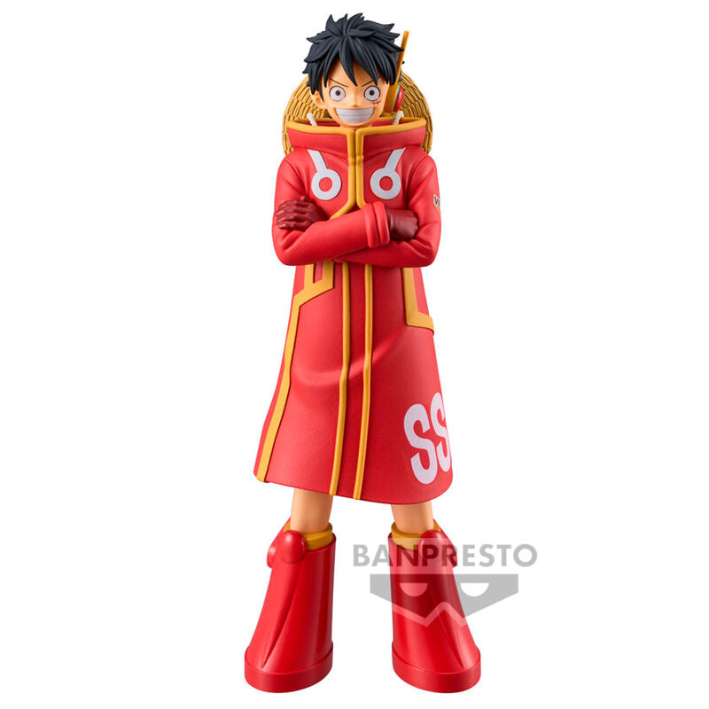 Figura Monkey D Luffy DXF Grandline Series One Piece 16cm BANPRESTO