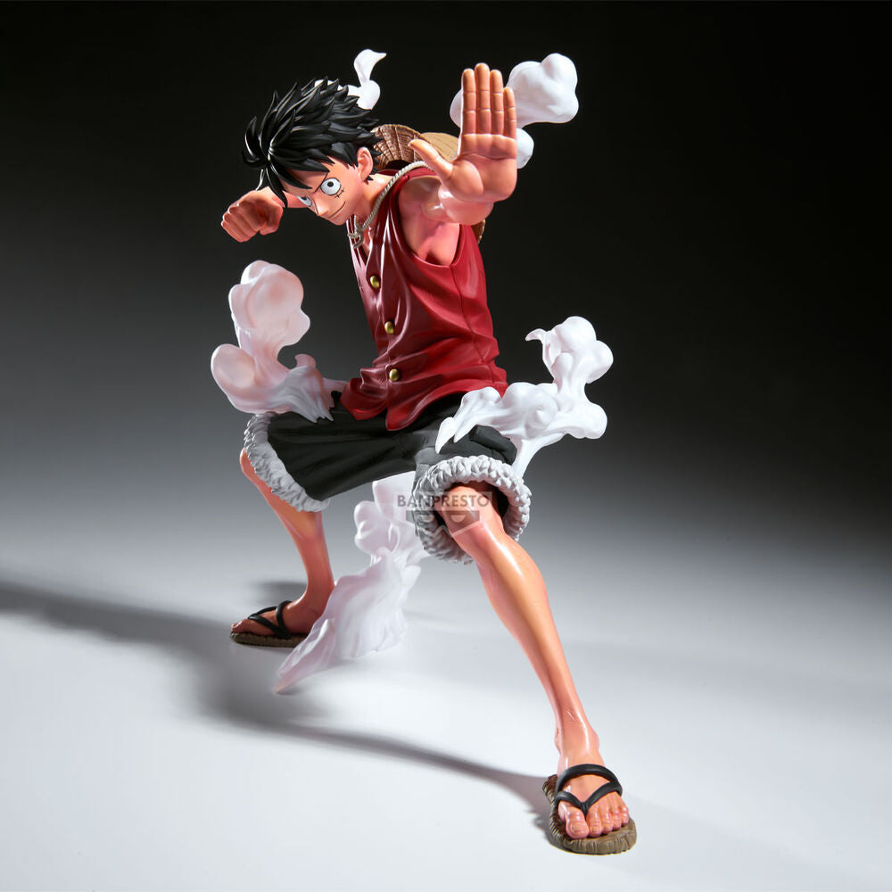 Figura Monkey D Luffy Maximatic Plus One Piece 21cm BANPRESTO