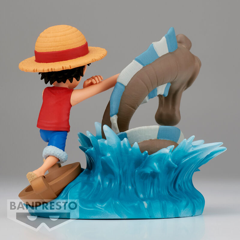 Figura Monkey D Luffy vs Local Sea Monster Log Stories One Piece 7cm BANPRESTO