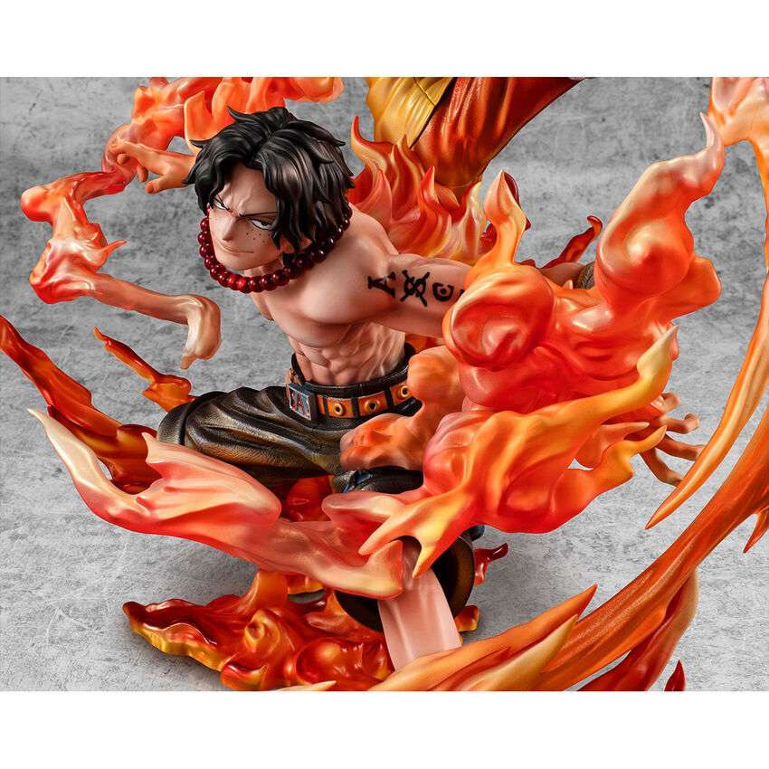 Figura Monkey D Luffy y Portgas D Ace P.O.P.-Bond Between Brothers- One Piece 25cm