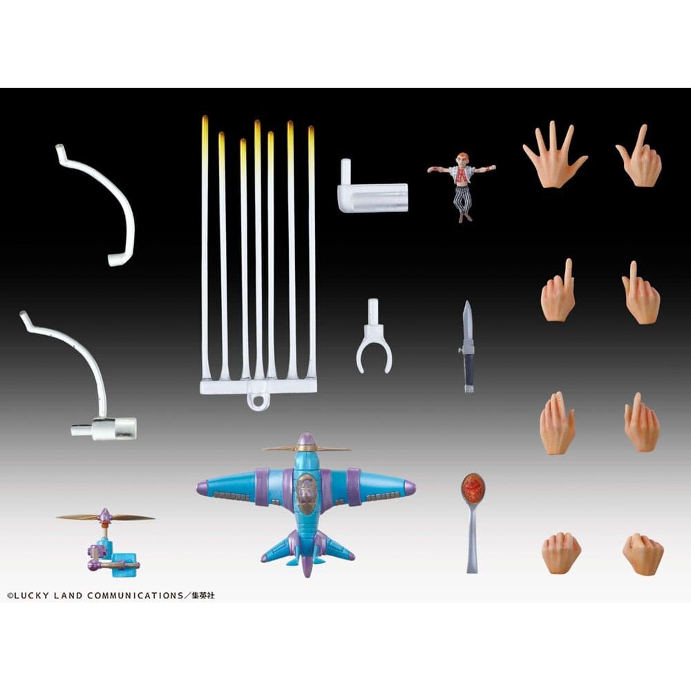 Figura Narancia Ghirga Aerosmith Chozokado Jojos Bizarre Adventure Golden Wind 15cm MEDICOS ENTERTAINMENT