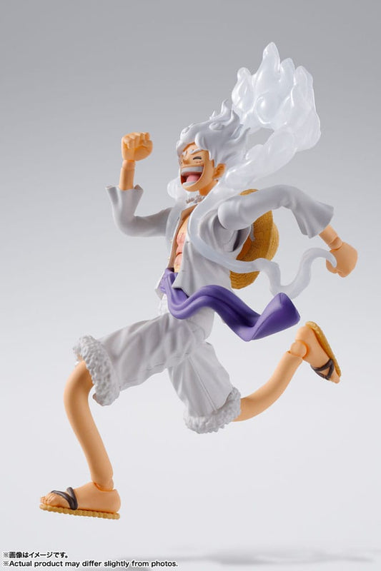 Figura One Piece S.H. Figuarts Monkey D. Luffy Gear 5 15 cm TAMASHII NATIONS