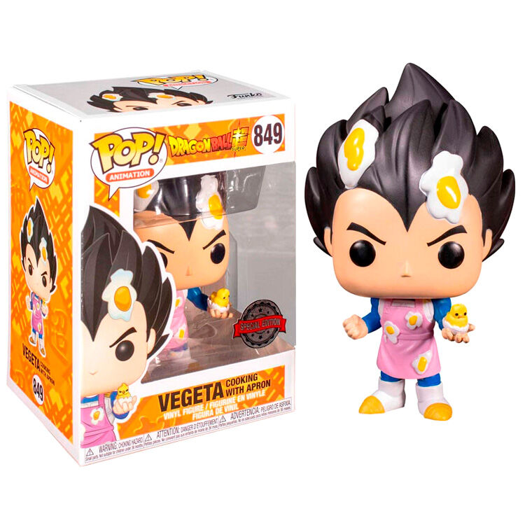 Figura POP Dragon Ball Super Vegeta Cooking with Apron Exclusive FUNKO
