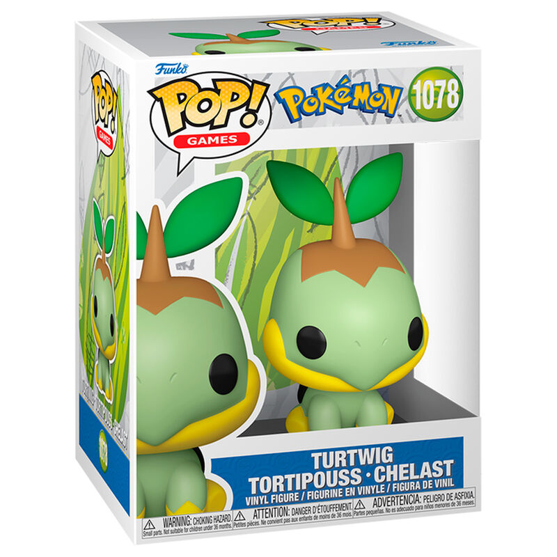 Figura POP Pokemon Turtwig - Tortipouss - Chelast FUNKO