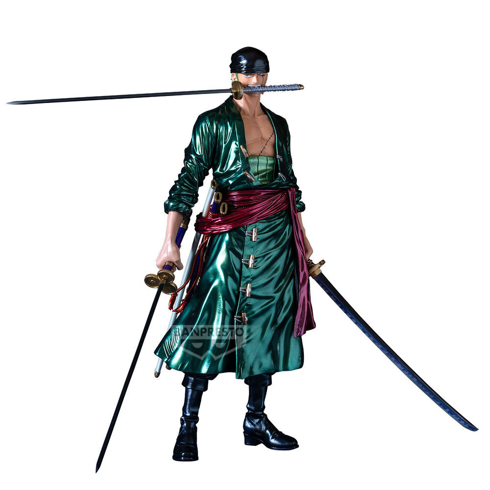 Figura Roronoa Zoro Premium The Metallic One Piece 30cm BANPRESTO