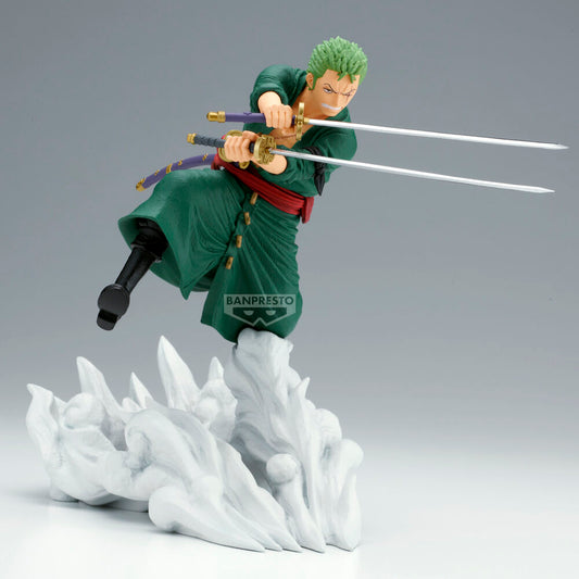 Figura Roronoa Zoro Senkozekkei One Piece 15cm