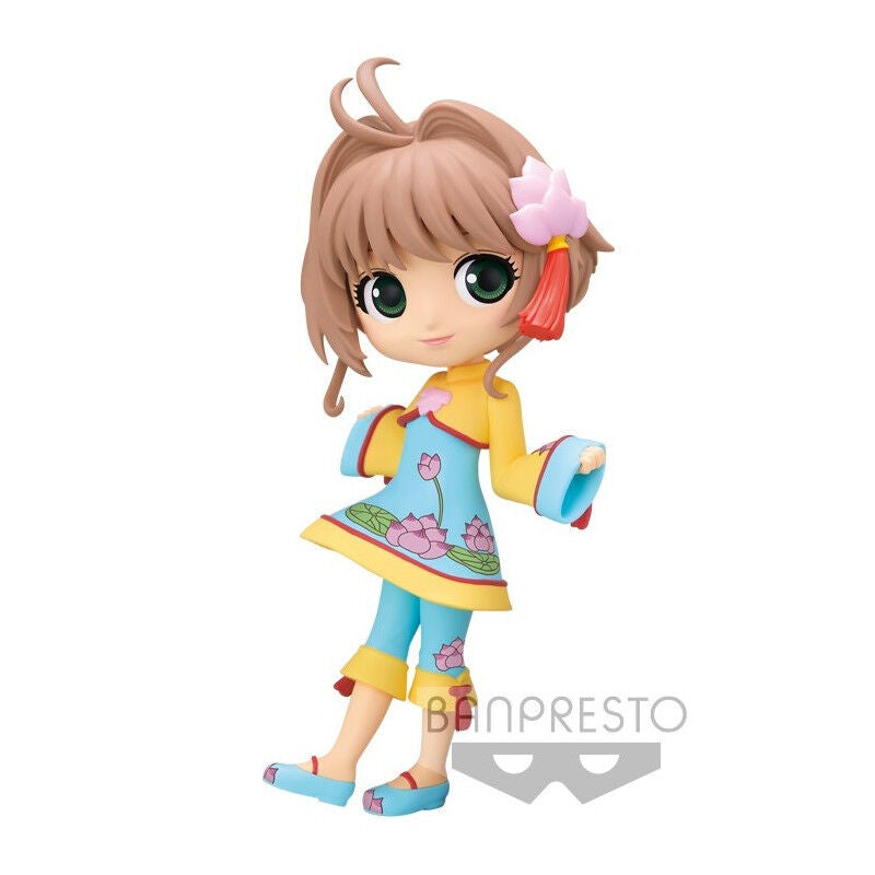 Figura Sakura Kinomoto Ver.A Cardcaptor Sakura Clear Card Q posket 14cm BANPRESTO
