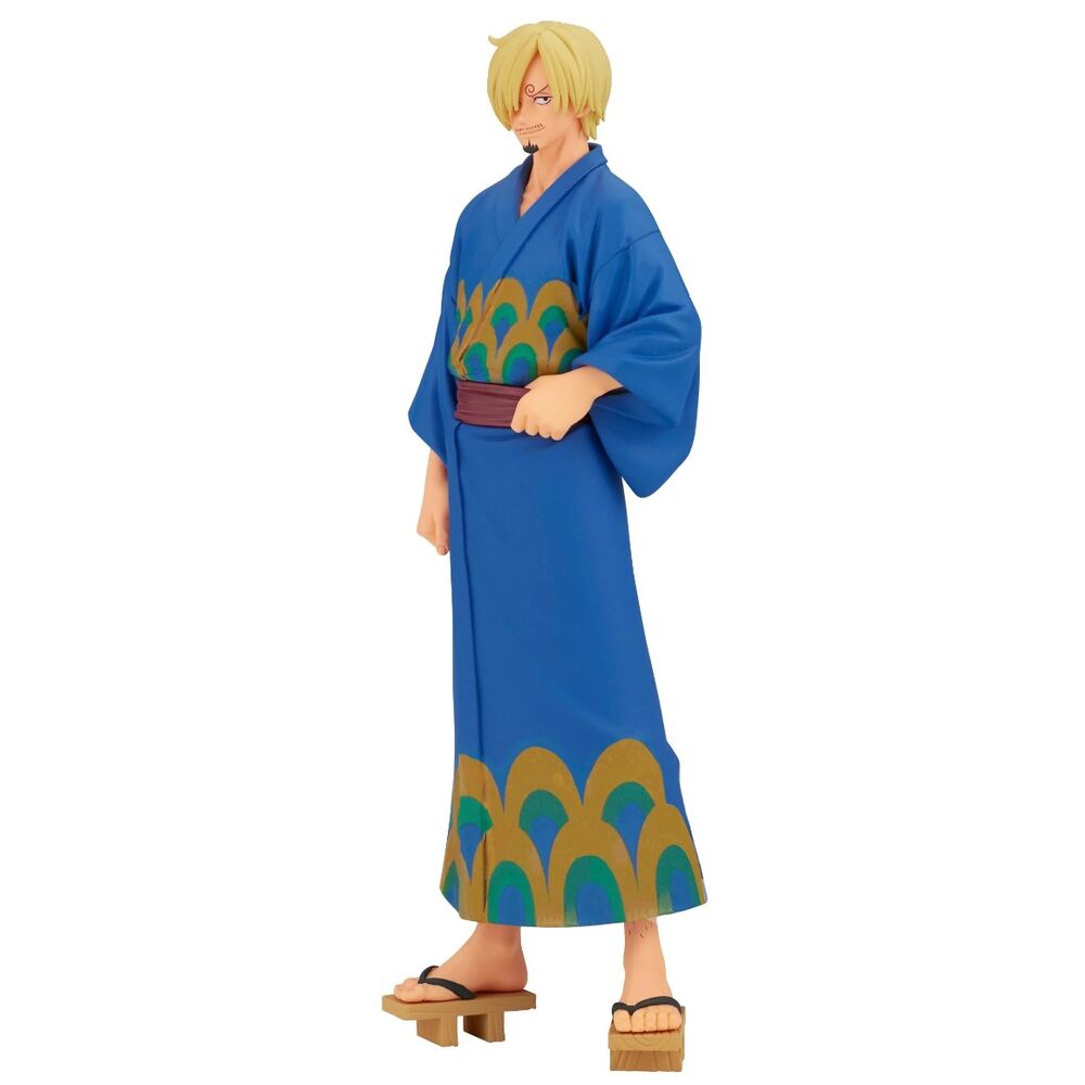 Figura Sanji Wanokuni Yukata Grandline Series One Piece 17cm BANPRESTO