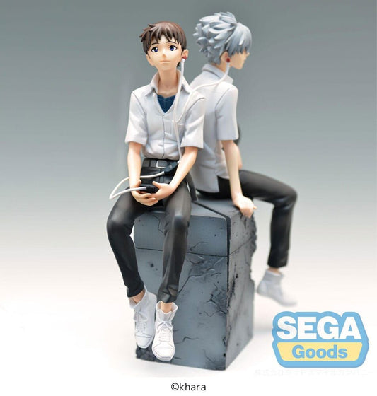 Figura Shinji & Kaworu Luminasta Shinji Version Rebuild of Evangelion 17cm SEGA