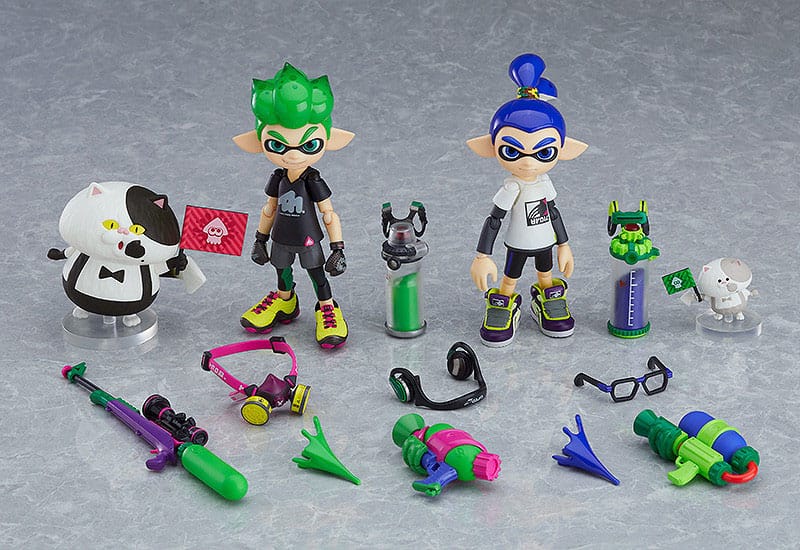Figura Splatoon/Splatoon 2 Figura Figma Splatoon Boy DX Edition 10 cm Max Factory