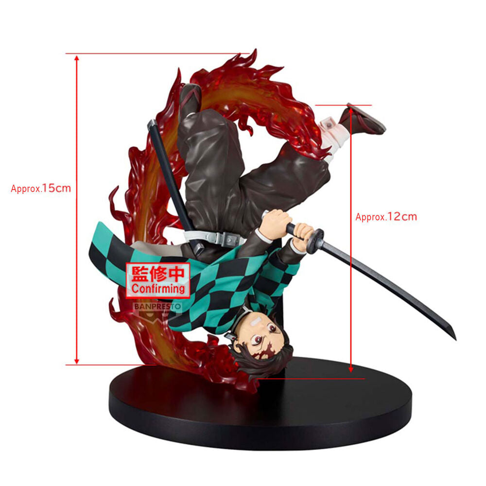 Figura Tanjiro Kamado Vibration Stars Demon Slayer Kimetsu no Yaiba 15cm BANPRESTO