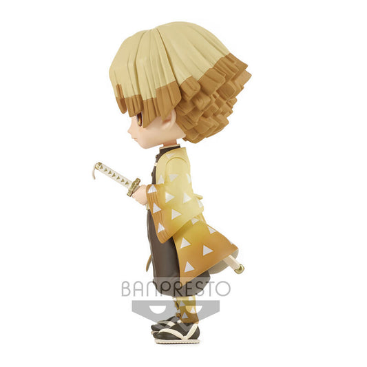 Figura Zenitsu Agatsuma Demon Slayer Kimetsu no Yaiba Q posket ver.B 14cm BANPRESTO