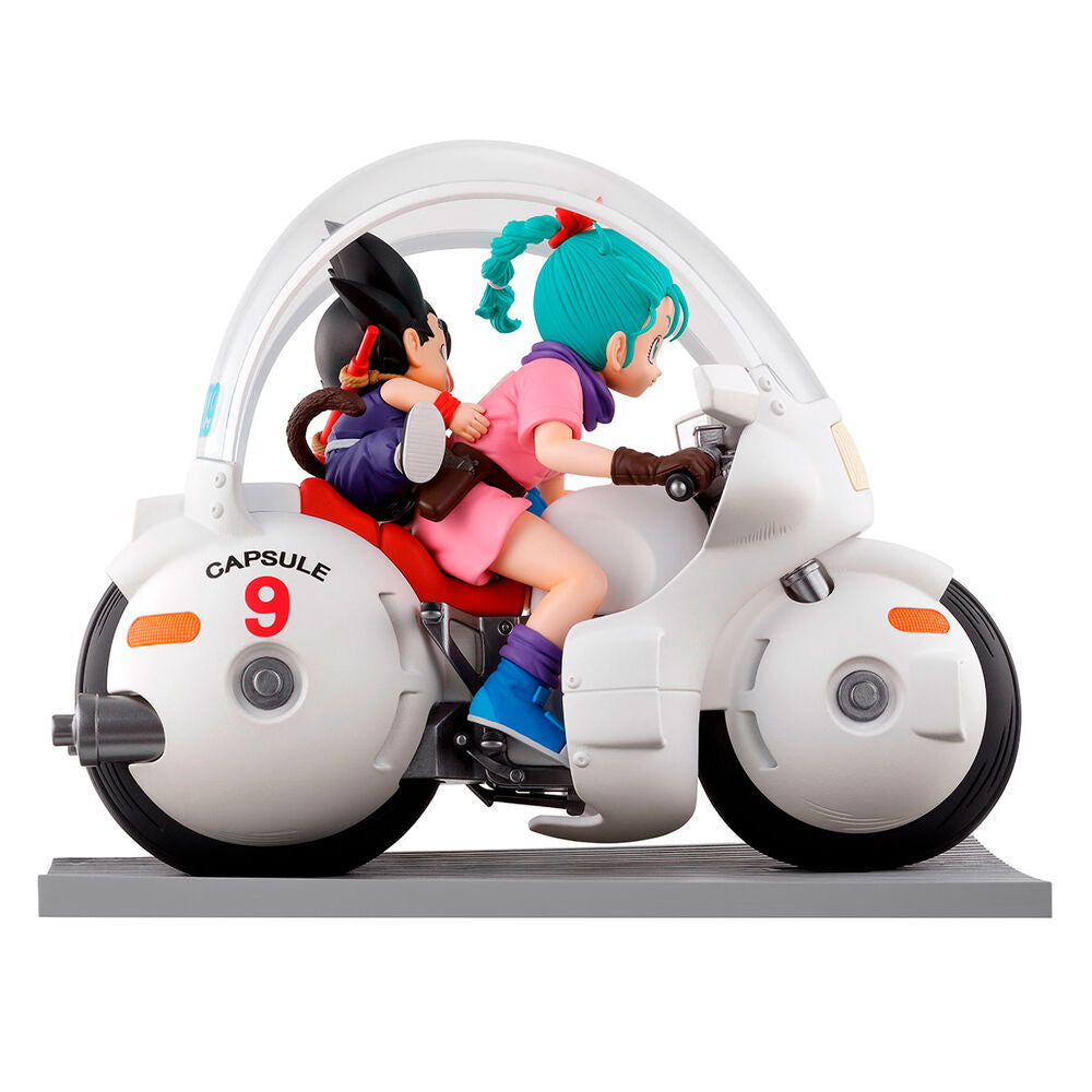 Figura de Goku y Bulma Ichibansho Fantastic Adventure Dragon Ball 12cm