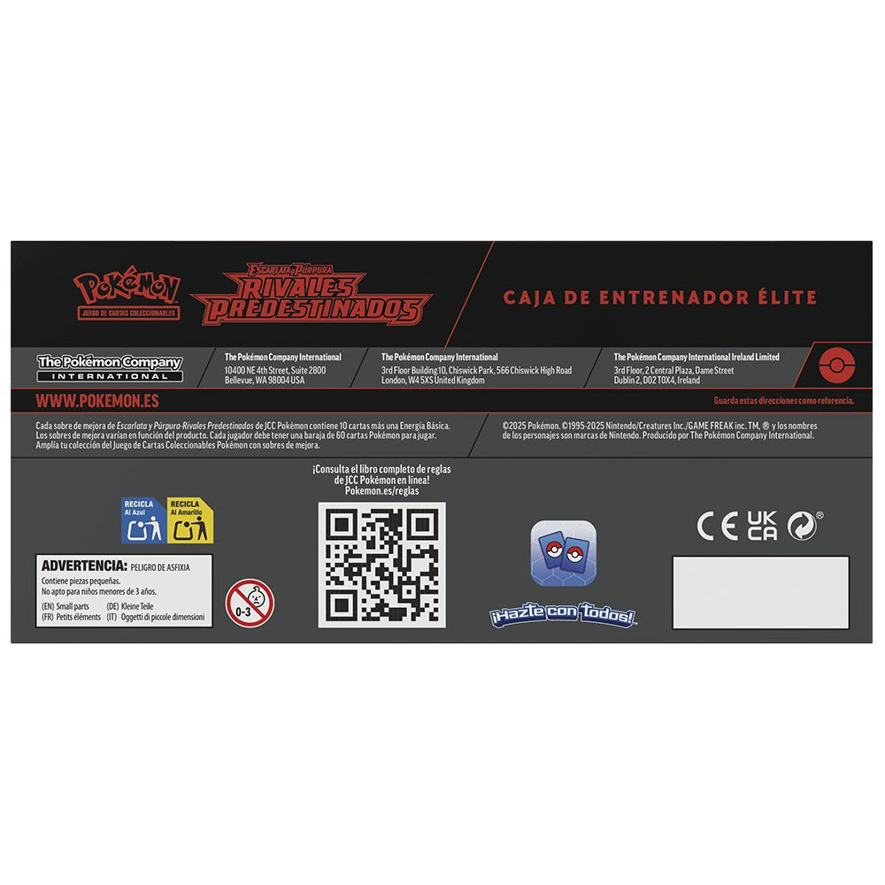 JUEGO DE CARTAS POKEMON TCG MAY 2025 ELITE TRAINER BOX ESPAÑOL