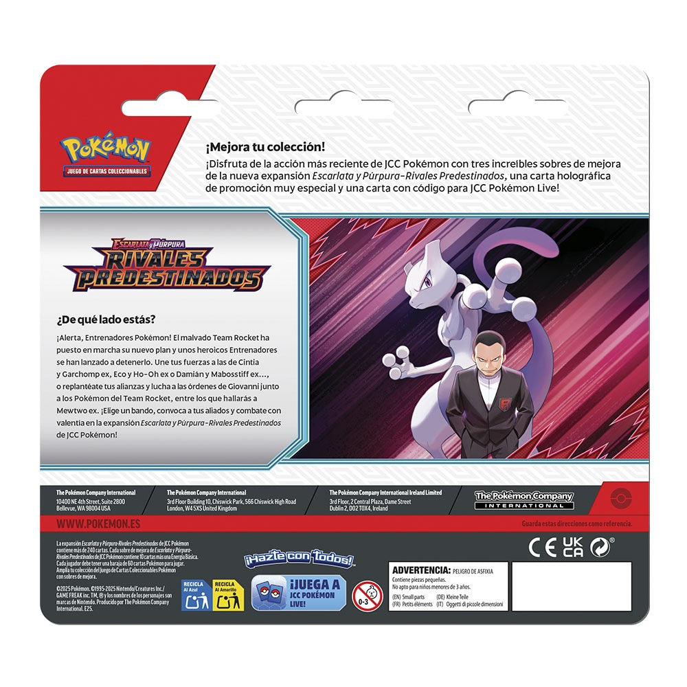 JUEGO DE CARTAS POKEMON TCG MAY 2025 PACK BLISTER ESPAÑOL Pokémon TCG