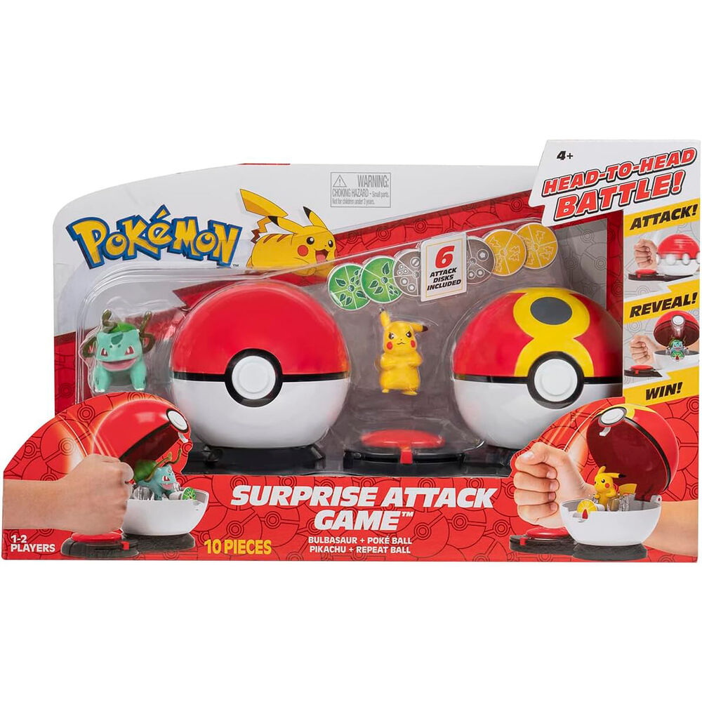 Juego ataque vs Pokemon surtido JAZWARES