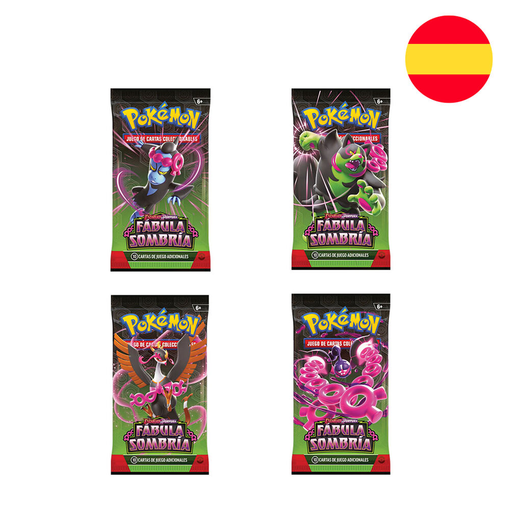 Juego cartas coleccionables Fabula Sombria Escarlata & Purpura SV6.5 Booster Pokemon español Pokémon TCG