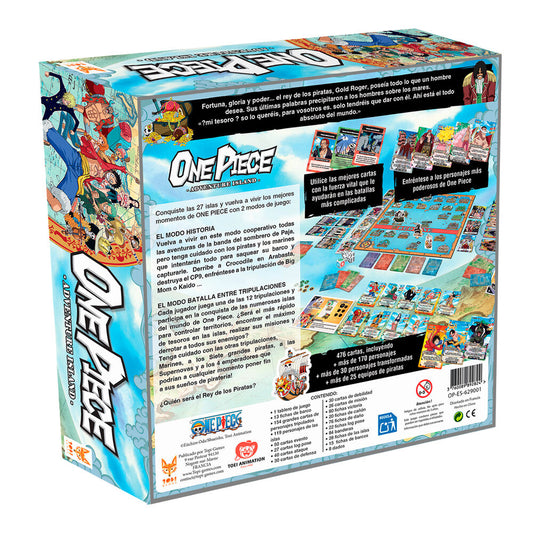 Juego de mesa Isla de Aventuras One Piece español TOPI GAMES