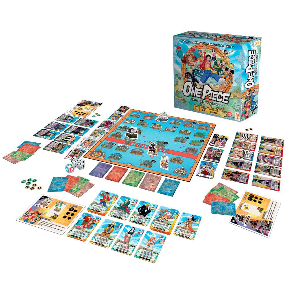 Juego de mesa Isla de Aventuras One Piece español TOPI GAMES