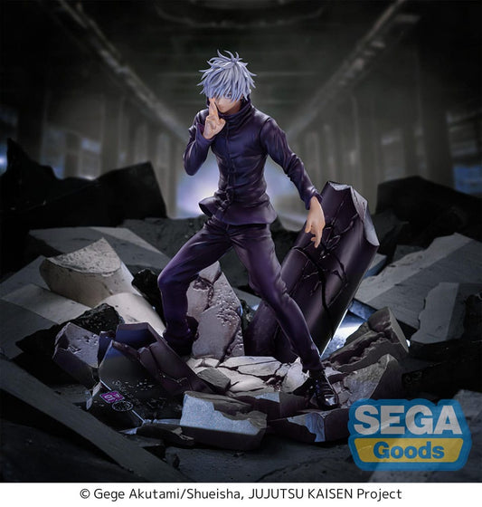 Jujutsu Kaisen Estatua Luminasta PVC Figurizm Shibuya Incident Satoru Gojo Unlimited Void 21 cm SEGA