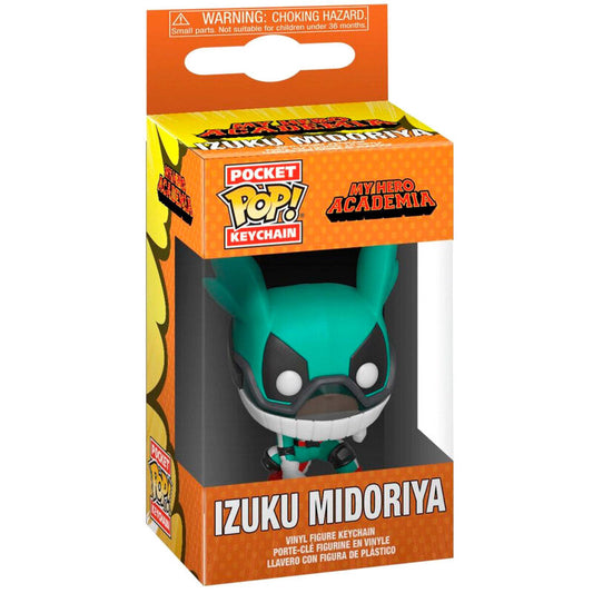 Llavero Pocket POP My Hero Academy Deku with Helmet FUNKO