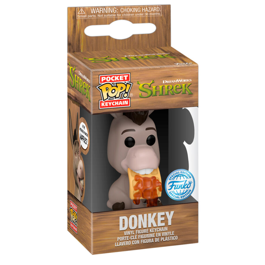 Llavero Pocket POP Shrek Donkey FUNKO
